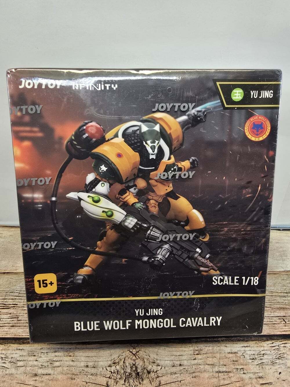 JOYTOY 1/18 Infinity Yu Jing Blue Wolf Mongol cavalry Action Figure Toys Gifts